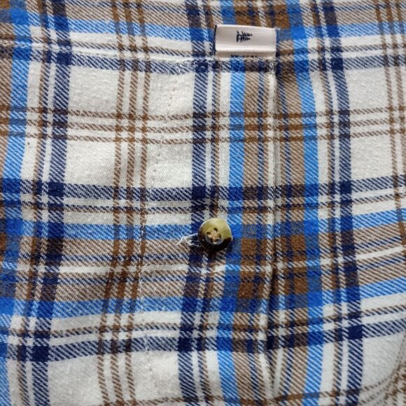 G.H Bass Co. 2XL MEN'S LONG-SLEEVE PLAID FLANNEL SHIRT - Picture 2 of 8